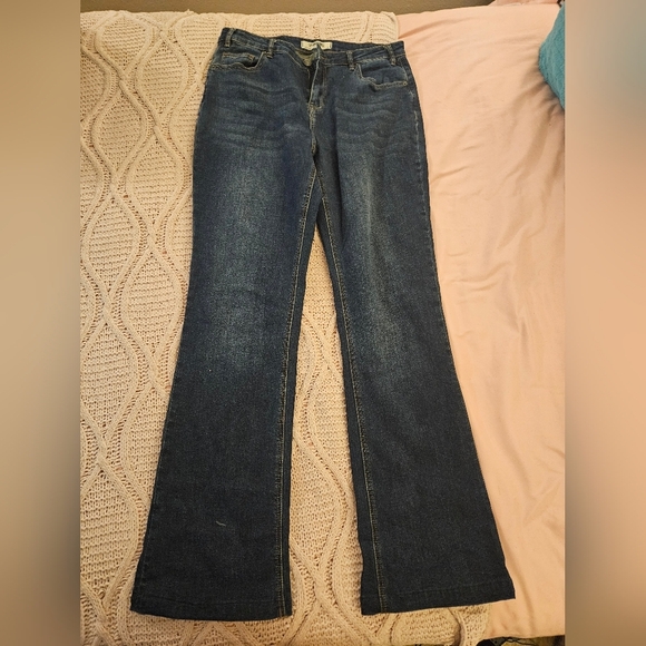 Rock & Roll Denim  High -Rise Bootcut Jeans black wash size 34 x 36 - Picture 1 of 5